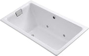 Kohler Tea-for-two 66-in Heated Bubblemassage Air Bath