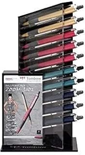 Tombow Zoom L102 Retractable Ballpoint Pen, Display of 10