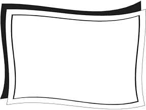 HUBERT Deli Tag Write on Style with Black Wave Design White Heat Resistant Merchandising Tag - 3 5/8 L x 2 11/16 H, 12/Bag