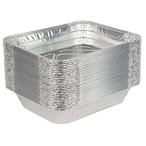 Stock Your Home 20 Pack / Silver / Without Lids Disposable Cookware