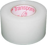 3M Healthcare Transpore Standard Hypoallergenic Porous Plastic Surgical Tape 1" x 10 yds, Clear, Water Resistant, Latex-