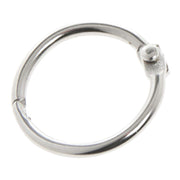 Metal Open/Close Ring - 3/4" Dia by FEDERAL SUPPLY – 3/4", Metal, Silver, Model ACC72201