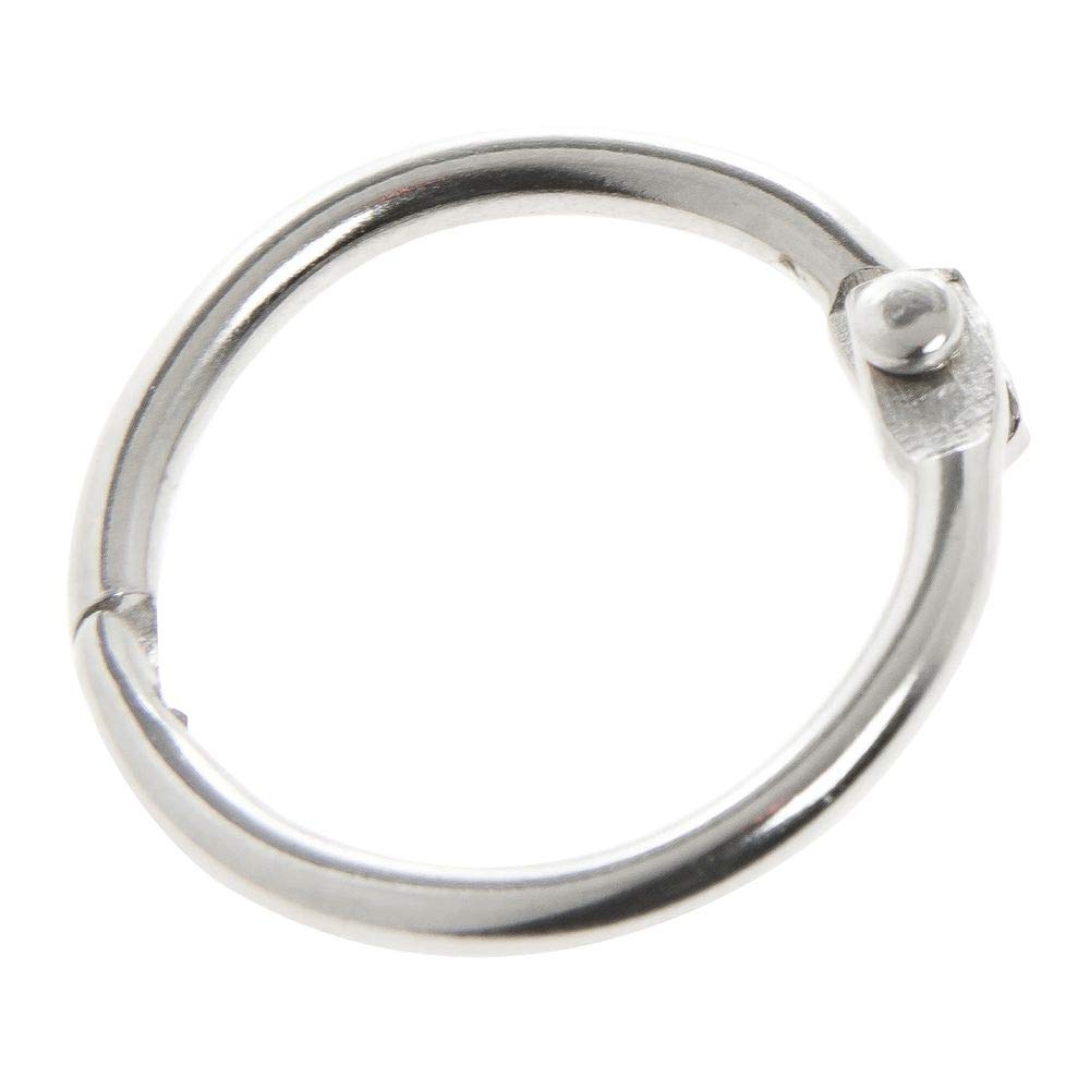 Metal Open/Close Ring - 3/4" Dia by FEDERAL SUPPLY – 3/4", Metal, Silver, Model ACC72201
