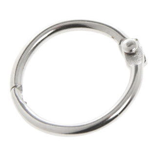 Metal Open/Close Ring - 3/4" Dia by FEDERAL SUPPLY – 3/4", Metal, Silver, Model ACC72201