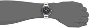 Men's Speed Master Analog Display Automatic Self-Wind Silver-Tone Watch by Omega – stainless-steel, blue, Model 32630405003001