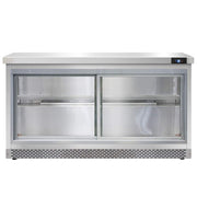 SW60-SGD-FB Two Section Work Top Refrigerator 60" W by Continental Refrigerator – 17.0 cubic_feet
