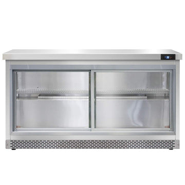 SW60-SGD-FB Two Section Work Top Refrigerator 60" W by Continental Refrigerator – 17.0 cubic_feet