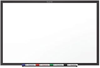 Quartet S537B Classic Melamine Dry Erase Board, 72 x 48, White Surface, Black Frame (QRTS537B)