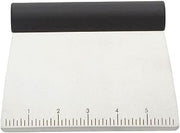 KitchenAid All Purpose Stainless Steel Dough Pastry Scraper/Chopper/Cutter with Measurement Scale, 6-Inch