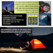 Power By GoGreen " / Red / Hand Held Flashlights