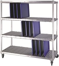 NEW AGE 95333 Mobile Tray-Drying Rack with 3 Tray Levels (Forty 18" x 26" Trays per Level)