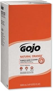 GOJO Industries 315-7556-02 Natural Orange Smooth Pumice Hand Cleaner, TDX 5000mL Refill (Pack of 2)