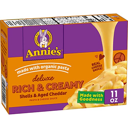 Annie's Homegrown Shells & Aged Cheddar / 11 Ounce (Pack of 1) / 1 Macaroni & Cheese