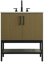 Elegant Kitchen and Bath 30" Single Bathroom Vanity in Chestnut Brown
