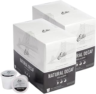 ELLIS COFFEE Natural Decaf 2-Pack - Single Serve Coffee Pods - For Use in Most K-cups and Keurig 2.0 Brewers - 48 Count