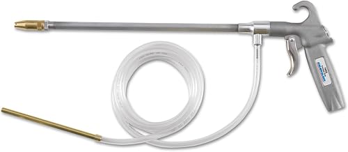 Guardair 79SG012 Pneumatic Syphon Oil and Solvent Spray Gun with Classic Pistol Grip, 12-Inch Aluminum Extension and Brass Nozzle