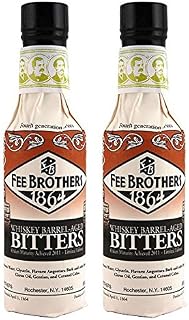 Fee Brothers Whiskey Barrel-Aged Aromatic Bitters - 5 oz - 2 Pack