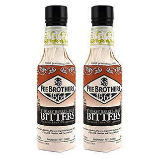 Whiskey Barrel-Aged Aromatic Bitters - 5 oz - 2 Pack by Fee Brothers – 5 Fl Oz (Pack of 2), Model FEE WHISKEY BARRELL BITTERS 2PK