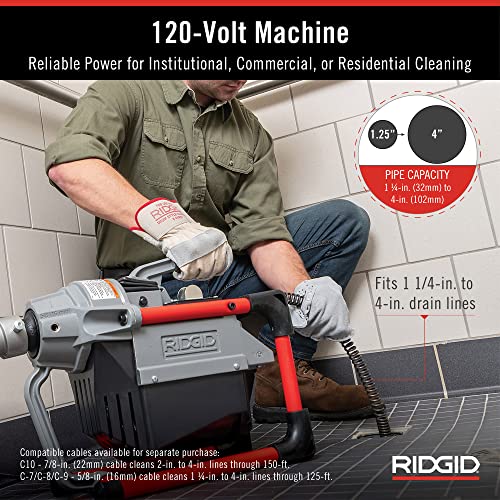 RIDGID Sectional Machine + Cable Kit / 1 Pipe Cutters