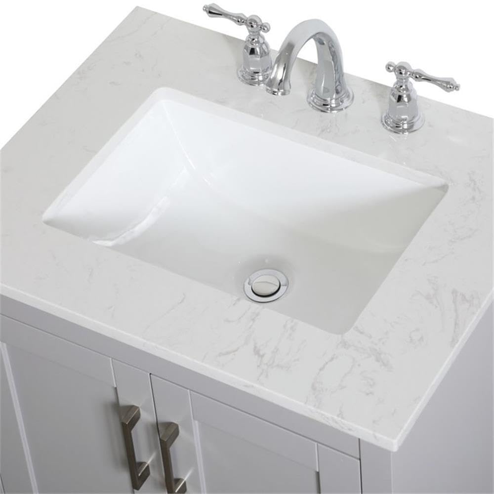 Elegant Decor 24" - Single / Grey / Traditional Wheel Care