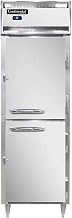 DL1R-SS-HD Designer Line Single Section Reach In Refrigerator, Full Stainless & Half-Height Doors