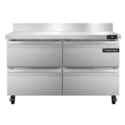 Continental Refrigerator Two Section Work Top Freezer 48"W by Value Line – Model SWF48-BS-D