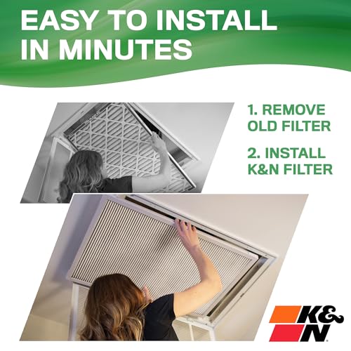 K&N 23.4" x 23.4" x 0.8" / Merv 13 / 1 Furnace Filters