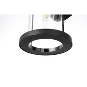 Roy One Light Outdoor Wall Sconce Black by Lighting Design – Iron, Black, Model OD402W12BK