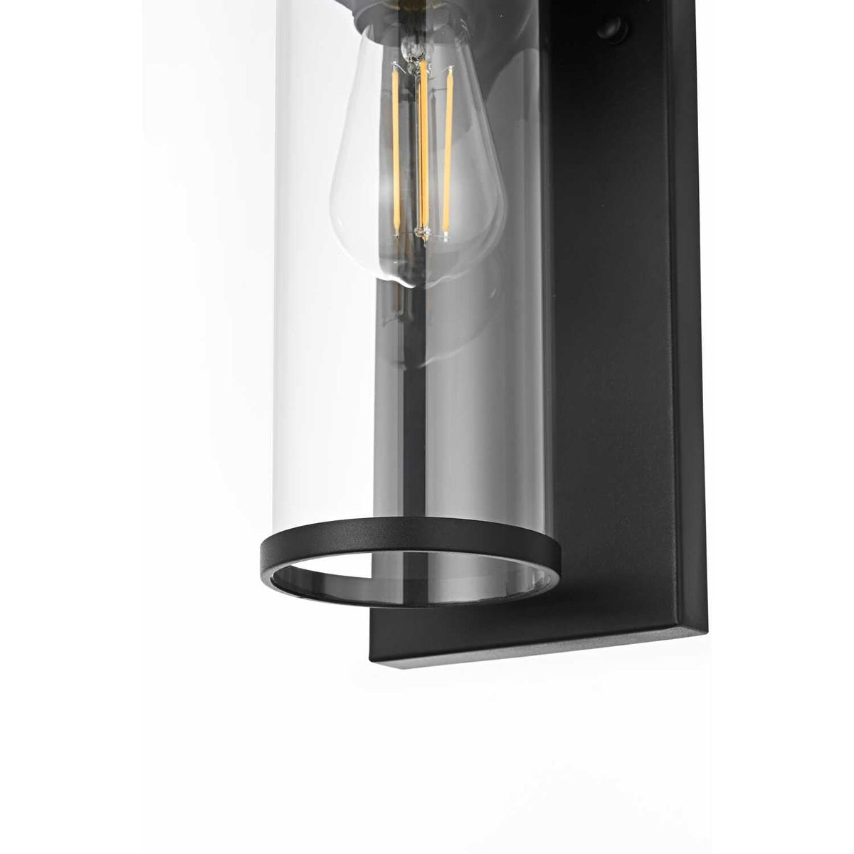 Westmont One Light Outdoor Wall Sconce Black by Lighting Design – Iron, Black, Model OD363W14BK