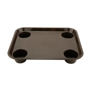 GET Brown / 17" x 14" / Modern Serving Trays