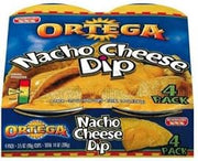 B and G Ortega Medium Nacho Cheese Dip, 4 Ounce -- 72 per case.