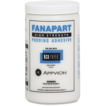 Fanapart Padding Adhesive by NCR – One Quart, Paper, White, Model NCR2116