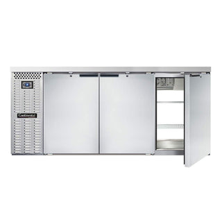 BBC79-SS-PT Three Section Refrigerated Pass-Thru Back Bar Cooler by Continental Refrigerator – 28.0 cubic_feet