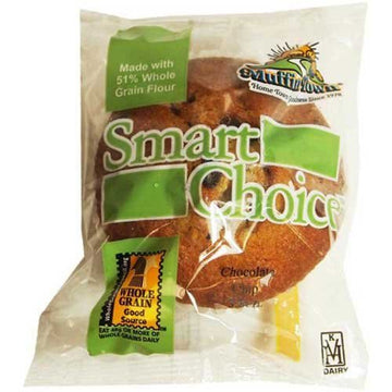 Smart Choice Chocolate Chip Muffins, 3.6 oz, (48 count) by Muffin Town – Pack of 48