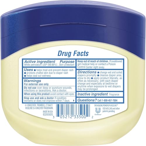 Vaseline 13 Ounce (Pack of 1) / White / 1 Lotions