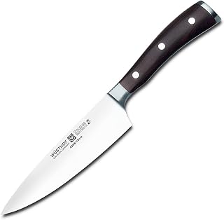 Wusthof Ikon 6-Inch Cook's Knife with Blackwood Handle 4996/16
