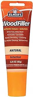 Elmer's Carpenter's Wood Filler, 3.25-Ounce Tube, Interior Use, Natural