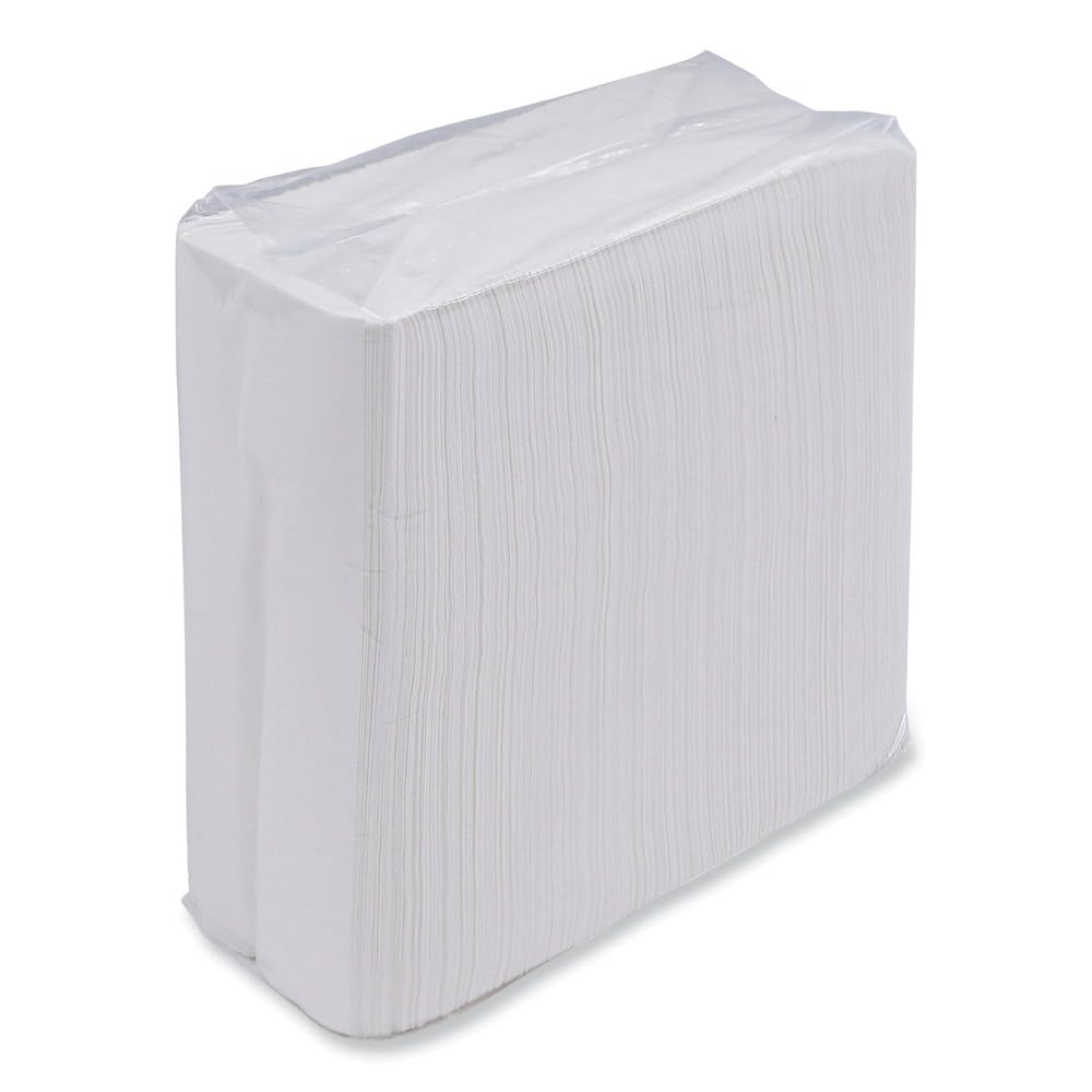 Tallfold Dispenser Napkin by Boardwalk – 7 inches x 12 inches, Paper, White, Model BWK8302