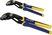 IRWIN VISE-GRIP GrooveLock Pliers Set, Straight Jaw, 2-Piece (1802532)