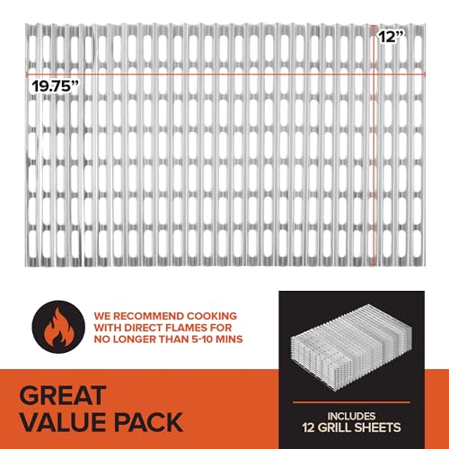 Stock Your Home 12x 20 / Clear / 1 Grill Toppers