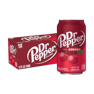 Cherry 12 Pack Limited Edition Spiderman by Dr Pepper – Red, Pack of 12, Model 600861