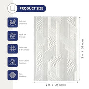 Abani 2' x 3' / Cream / Modern Area Rugs