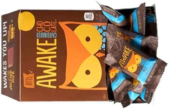 Awake Caffeinated Chocolate Bites - Singles, 0.53 Ounce -- 300 per case.