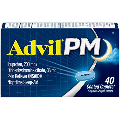 Advil 40 Count (Pack of 1) / Coated Caplets / 1 Ibuprofen