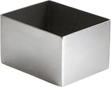 American Metalcraft SSPH4 Stainless Steel Rectangular Sugar Packet Holder, 2.75" L x 3.25" W, Satin Finish , Silver