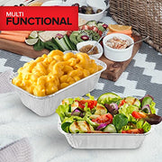 Stock Your Home Pans / 50 Pack / Silver Loaf Pans