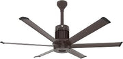 Big Ass Fans i6 60" Smart Outdoor Ceiling Fan, SenseMe Technology, High Airflow Modern Ceiling Fan, WiFi App Control, Oil Rubbed Bronze