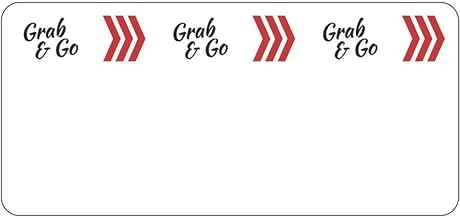 HUBERT Grab Go Laser Labels White 12-Up - 3 1/2"L x 1 5/8"H 780 Per Case