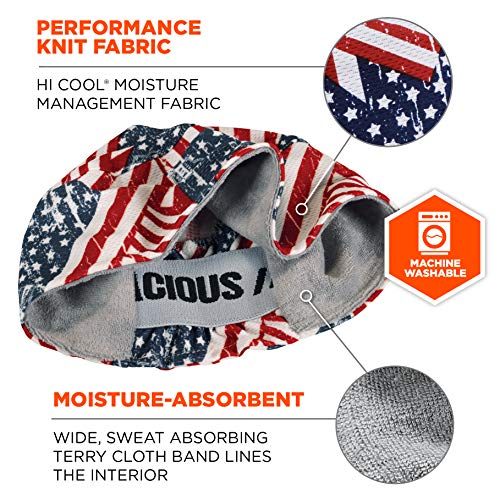 Ergodyne Stars & Stripes-3pk / 3-pk / 1 Hard Hat Accessories