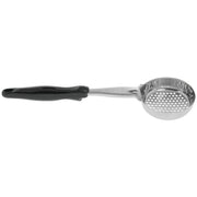 Jacob's Pride 6 Oz. Black Perforated Spoodle Utensil by Vollrath – Stainless Steel, Silver, Model 6432620